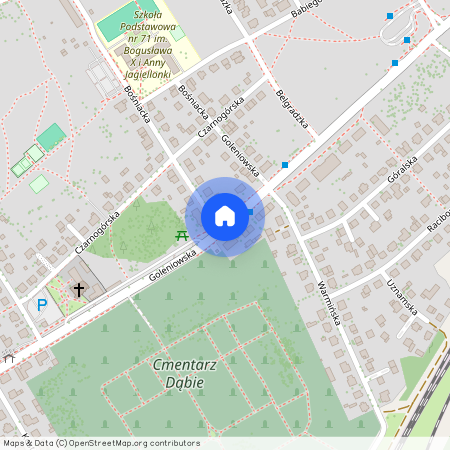 ul. Goleniowska, Dąbie, Prawobrzeże, Szczecin, zachodniopomorskie