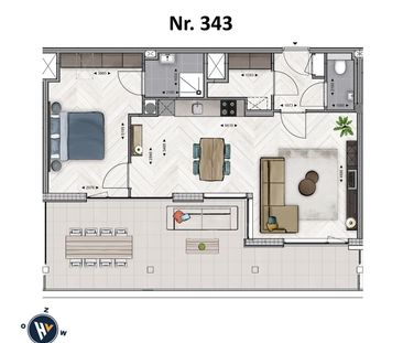 Appartement te huur: Prinses Beatrixstraat 343 7551 BK Hengelo (OV) - Photo 3