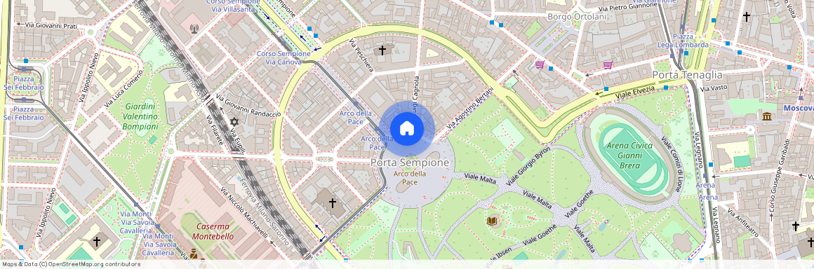 Piazza Sempione, Milan, Lombardy