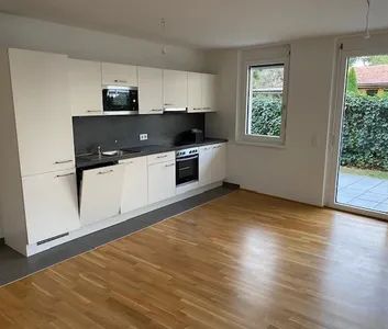 Unbefristete Gartenwohnung Nähe Mühlwasser/Lobau mit Terrasse und Garten - Photo 2