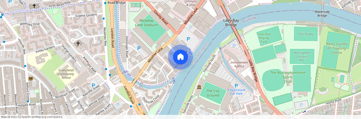 2 Trent Bridge View, Nottingham, Nottinghamshire, NG2