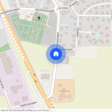 Kristianstadsvägen, Knislinge