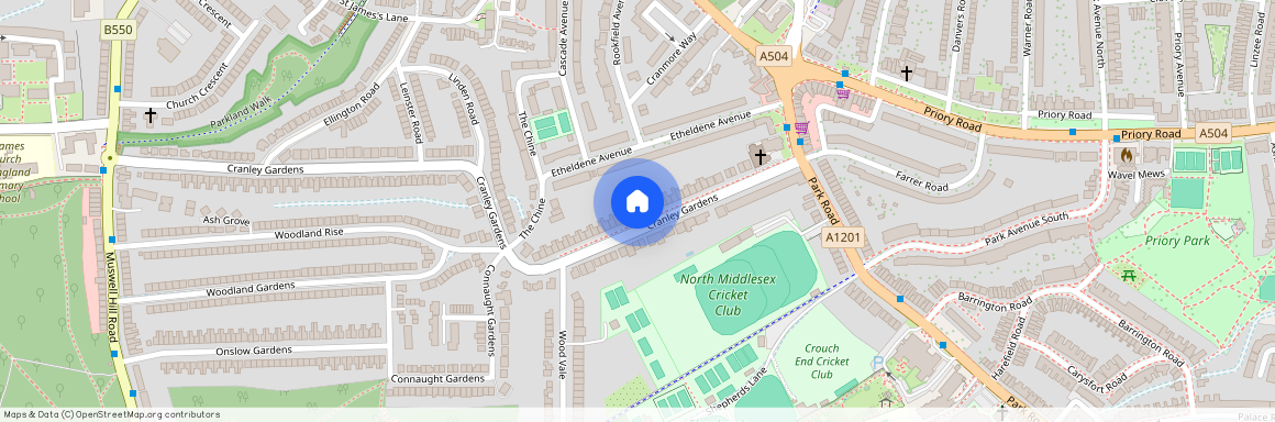 Cranley Gardens London N10, London, N10