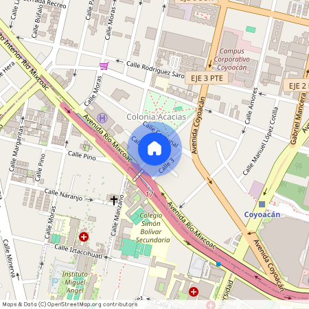 Dos, Ciudad de México, CDMX #s/n, Colonia Acacias, C.P. 03240, Df / Cdmx