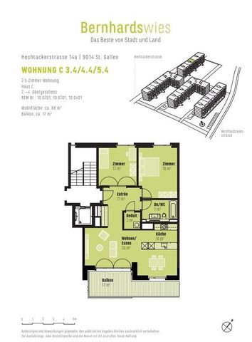 3 ½ Zimmer-Wohnung in St. Gallen mieten - Foto 5