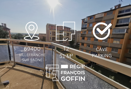 T2 51.22 M2 + BALCON + PARKING + CAVE - VILLEFRANCHE SUR SAONE - Photo 5