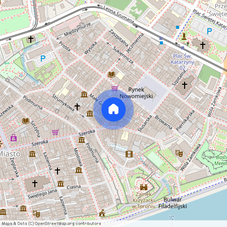 ul. Królowej Jadwigi, Stare Miasto, Toruń, kujawsko-pomorskie