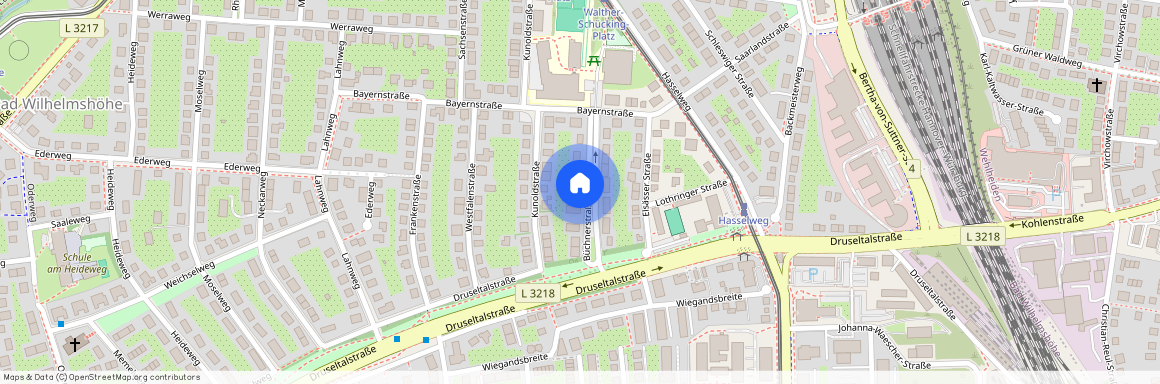 Büchnerstraße 14, 34131 Kassel OT Wilhelmshöhe