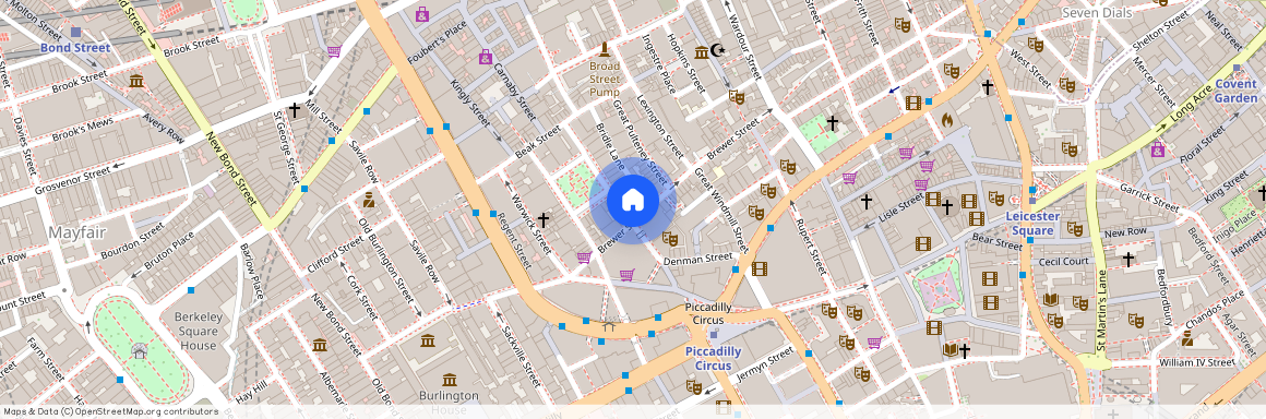 Brewer Street, London, Greater London, Soho, W1F