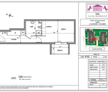 Location Appartement 1 pièce 34m² - Photo 5