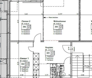 Moderne 3-Zimmerwohnung im Grünen zu vermieten - Foto 1