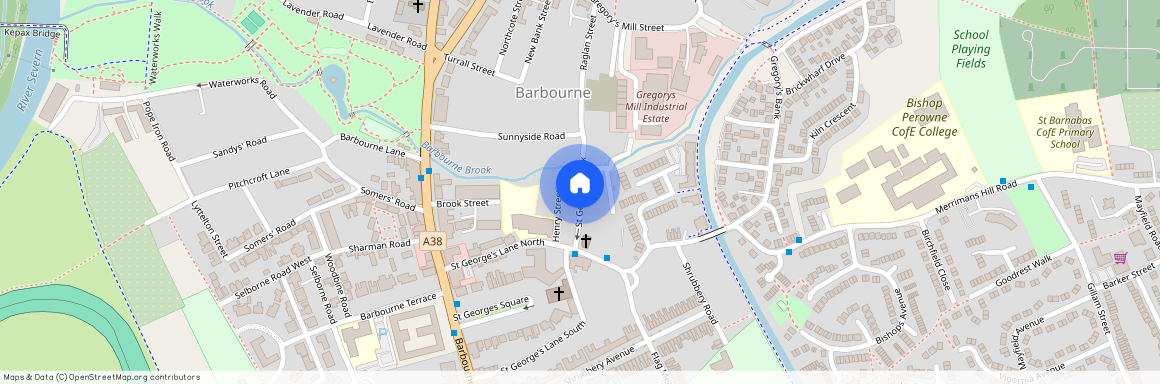 St. Georges Walk, Worcester, Worcestershire, WR1