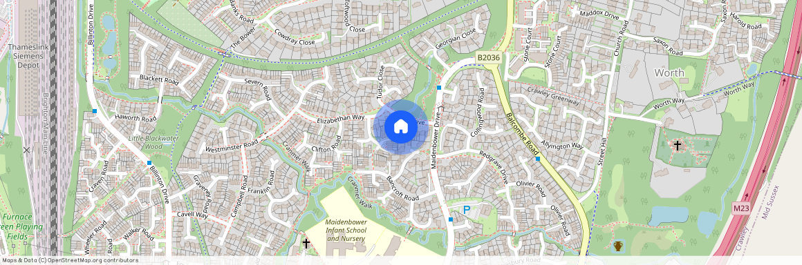 RH10 7WP, Crawley