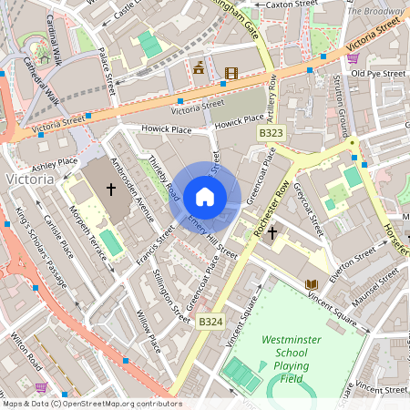 Ashley Gardens, Emery Hill Street, Westminster, London, SW1P