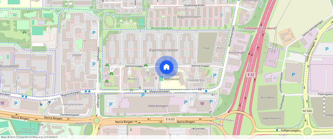 Kämnärsvägen **, Lund