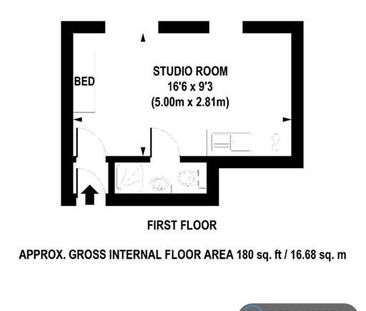 Studio to rent - Photo 4