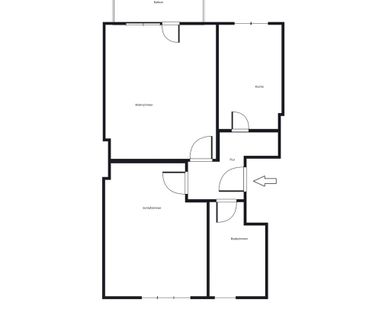 schöne 2-Zimmer-Wohnung im Herzen des Ziekowkiezes - Photo 5