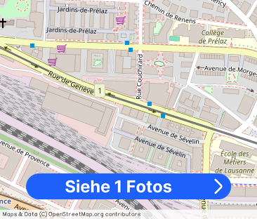 A louer 1.5 pièces à la Rue de Genève à Lausanne - Foto 1