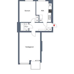 John Ericssons väg 71 C, Dammfri - Foto 3