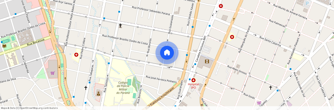 Rua Guaianazes, 1037, Portão - Curitiba - PR, Locação