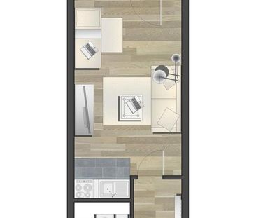 Deine 1. Wohnung mit Balkon - Foto 2