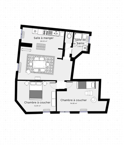 Appartement Vierzon 3 pièce(s) 44.00 m2 - Photo 5