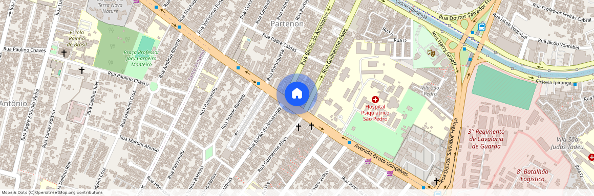 Partenon, -, Avenida Bento Gonçalves, 2306 - Porto Alegre - RS