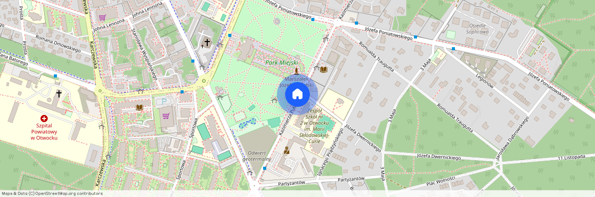 ul. Kazimierza Pułaskiego, Otwock, otwocki, mazowieckie