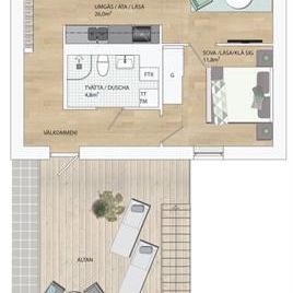 Uppsala, Uppsala, Opalvägen - Photo 1