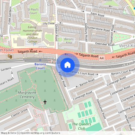 110 Baron's Court Road, London, W14 9EH, United Kingdom