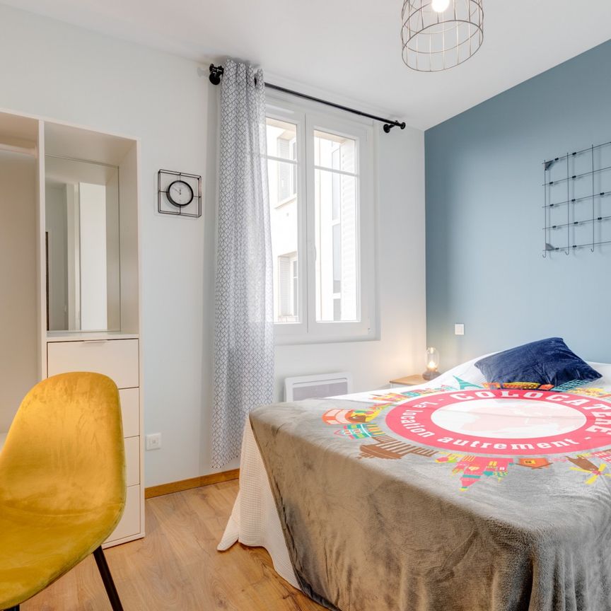 VIALA Colocation 4 chambres à Lyon 3e - Photo 2