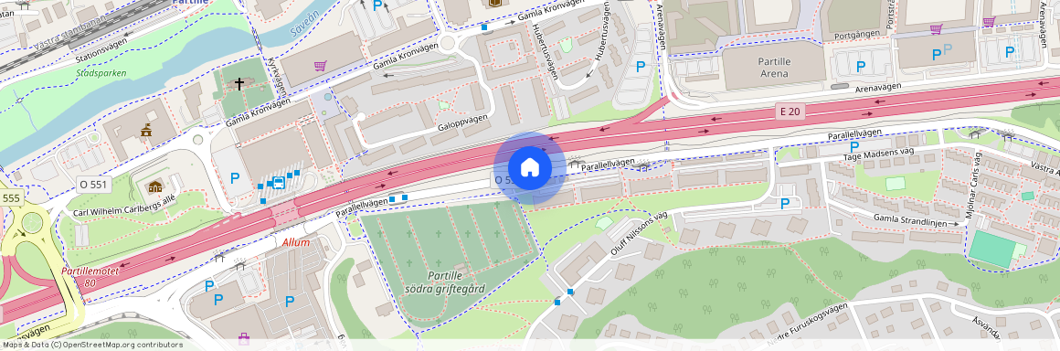 Parallellvägen, Partille