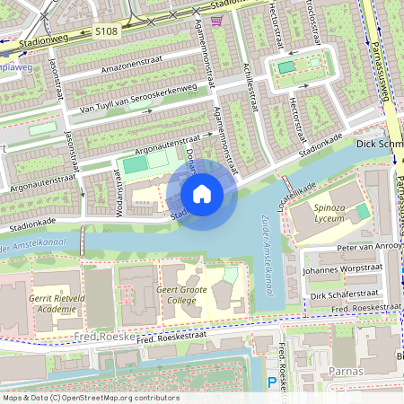 Stadionbuurt, 1076 BL, Stadionkade, Amsterdam