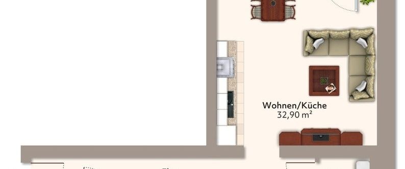 Moderne 3-Zimmer-Erdgeschosswohnung mit Terrasse in Elbnähe - Photo 1