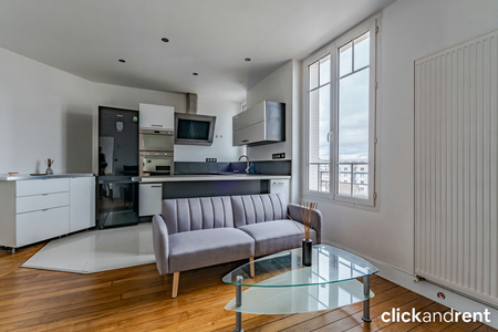 Charmant T2 meublé avec balcon à Issy-les-Moulineaux – Prêt à emménager ! - Photo 2