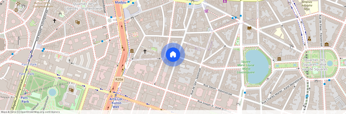 Rue du Marteau, Schuman area, Brussels 1000 -