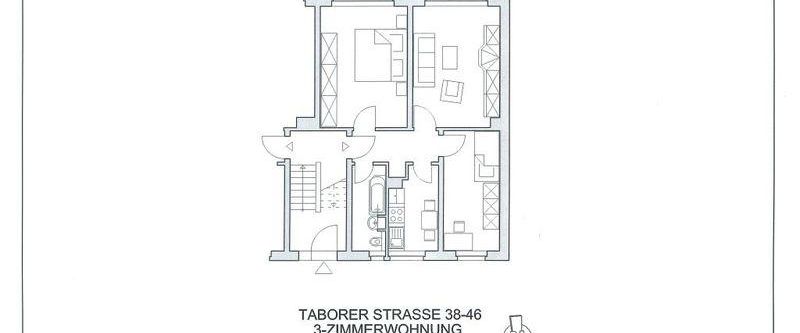 Familienfreundliche 3 Zimmerwohnung im Siedlungsviertel - Taborer Straße 38 - Foto 1