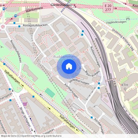 Stickelbärsvägen 3A, Norra Djurgården