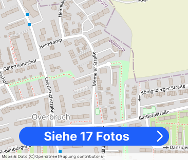 Schöne 2-Raum Wohnung im 2. OG mit Balkon in Duisburg-Overbruch ! - Foto 1