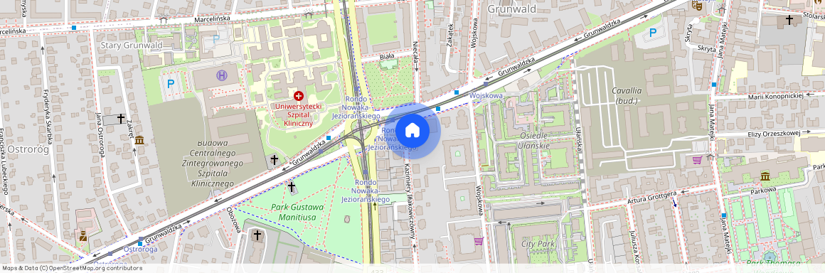 Grunwaldzka, Wojskowa, Grunwald, Grunwald, Poznań, wielkopolskie