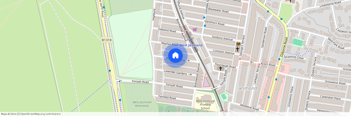 Ashleigh Grove, Newcastle Upon Tyne, NE2