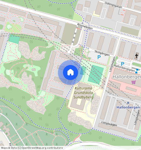 Hallonbergen, Sundbyberg, Stockholm, Skolgången 4