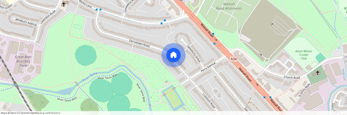 Derrydown Road, Birmingham, B42