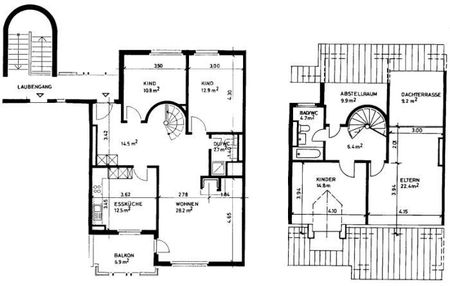 Maisonette-Dachwohnung mit Terrasse im Westen der Stadt - Photo 2