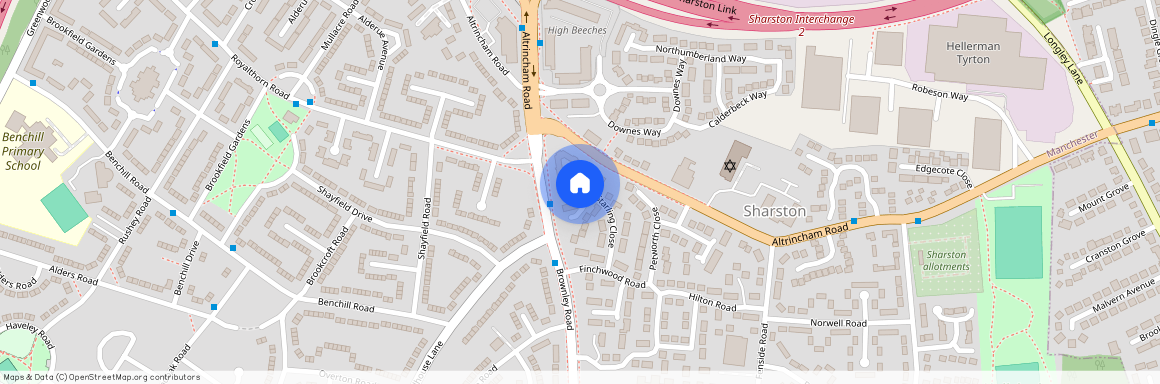 Starling Close, Sharston