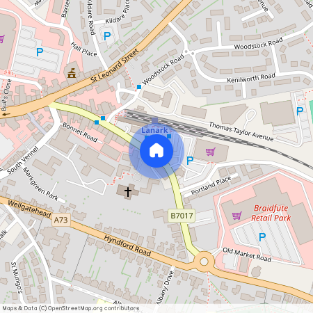 St. Vincent Place, Lanark, South Lanarkshire, ML11