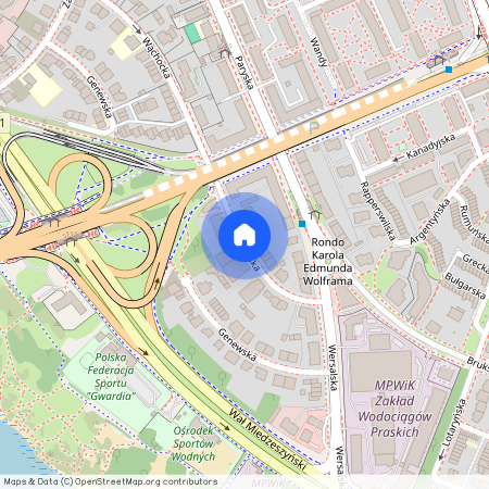 Warszawa, Praga-Południe, Saska, Kępa, Bajońska