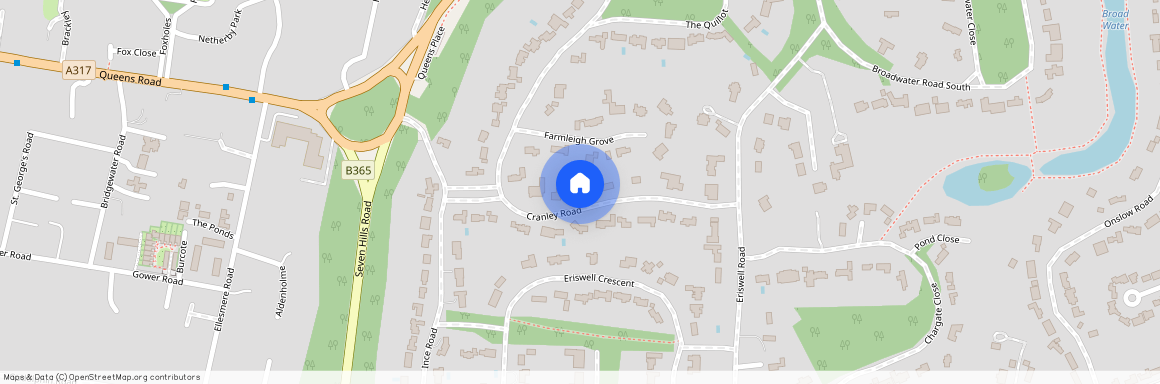 Cranley Road, Hersham, Walton-on-Thames, Surrey, KT12