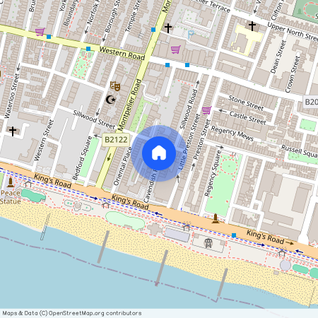Flat 1, 11 Wordsworth House, BN1 2LG