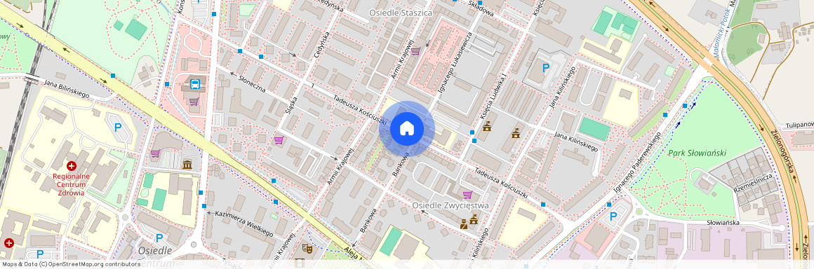 ul. Tadeusza Kościuszki, Lubin, lubiński, dolnośląskie